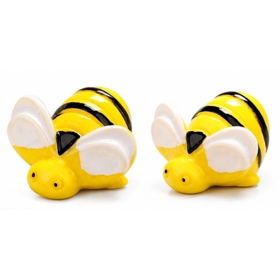 WASHWEPE 20Pcs Assorted Color Resin Bee Charms for DIY Phone Case Craft Accessories