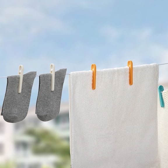 FRCOLOR 20 Pcs Drying Rack Clothes Outdoor Bathroom Clips Towel Clamps