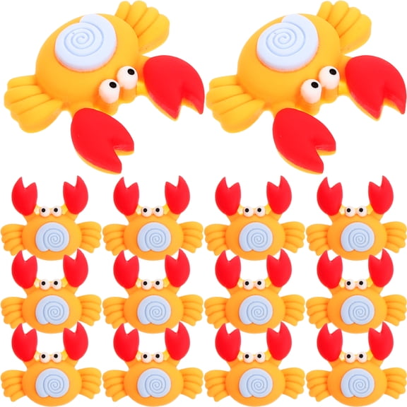 FRCOLOR  20 Pcs Hair Clips Charms Beads for DIY Marine Resin Accessories