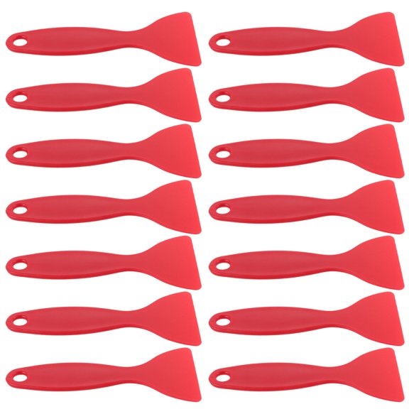 FRCOLOR  20 Pcs Ice Spade Removing Tool Fridge Scraper Defrosting Red