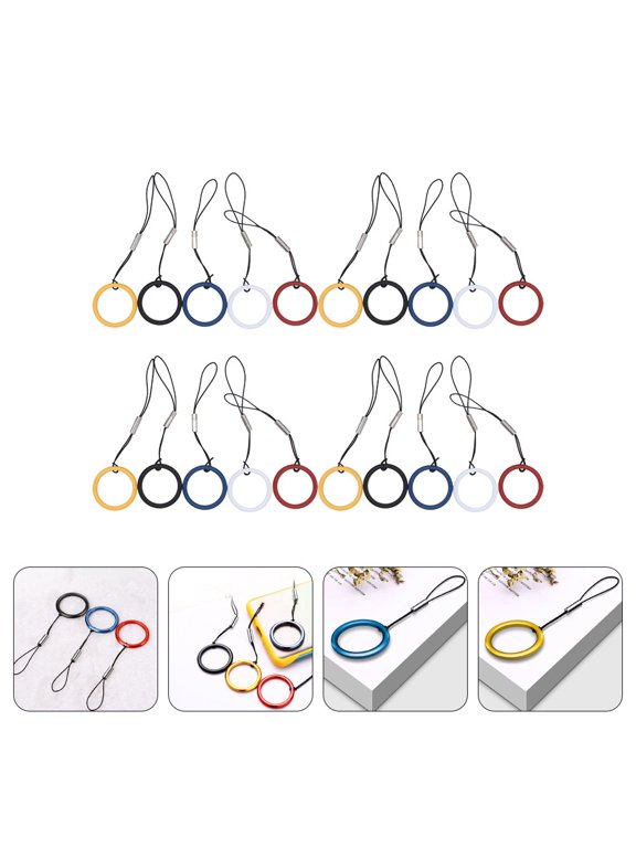 FRCOLOR 20 Pcs Mobile Phone Buckle Keychain Lanyard Straps Cellphone Accessories Set