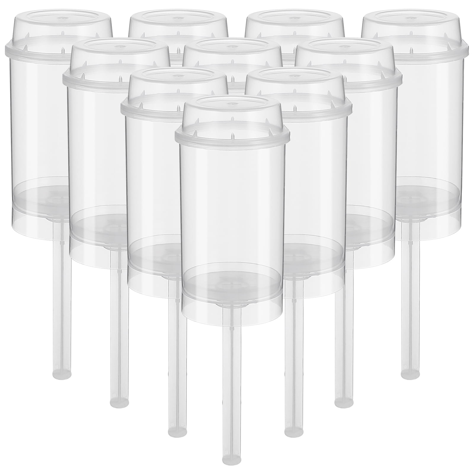 FRCOLOR 20 Pcs Pushable Cake Holders Diy Pushup Cake Molds Cylinder