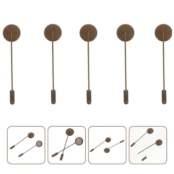 FRCOLOR 20 Pcs Sewing Long Pin DIY Brooch Pin Miss 6.1X1.2X0.7CM