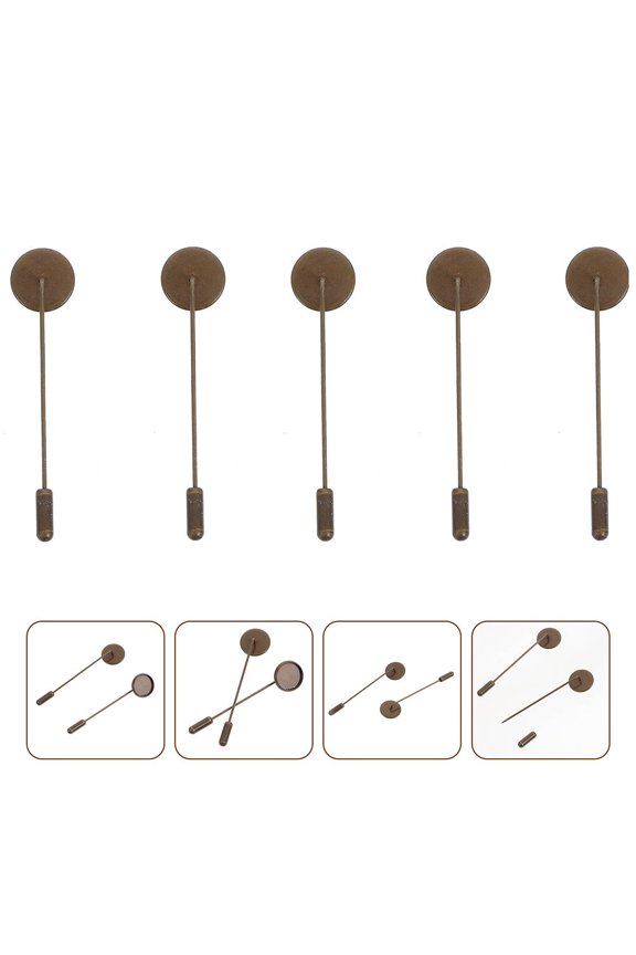 20 Pcs Sewing Long Pin DIY Brooch Pin Miss 6.1X1.2X0.7CM