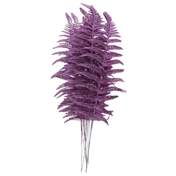 FRCOLOR 20 Pcs  Simulation Leaves Plants Ornament Decorative Plants Fake Plants Adornment Purple