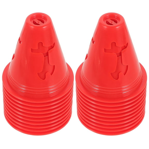 FRCOLOR  20 Pcs Small Cones Training Sign Barrel Obstacle Child