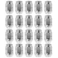 thumbnail image 1 of FRCOLOR  20 Pcs Solid Car Wheel Nut Screw Bolt Rim Covers Hub Silver, 1 of 8