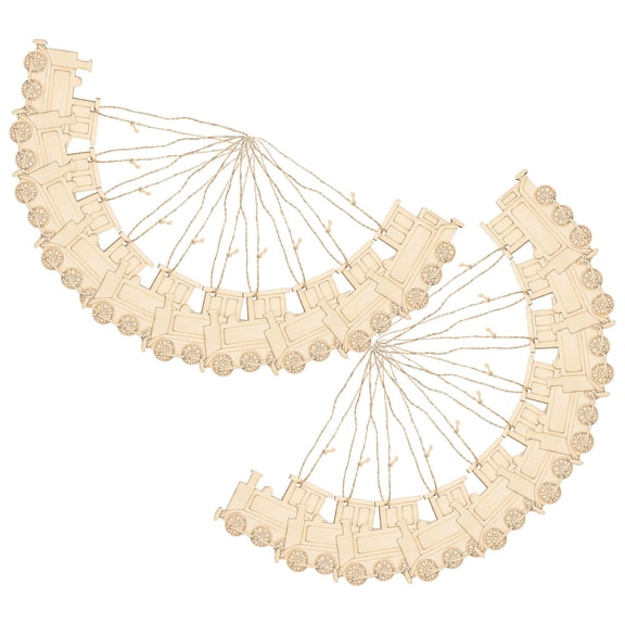 FRCOLOR  20 Pcs Train Shape Cutouts Toy Locomotive Pendant