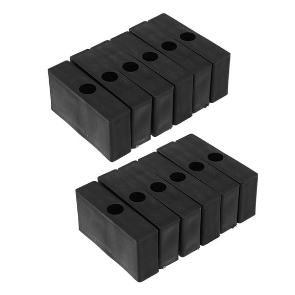 FRCOLOR 20 Pcs Windows Sash Stop Window Lock Protection Child 5.00X2.50X1.20CM Black