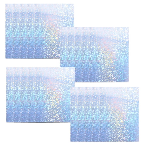 WASHWEPE Printable Holographic Sticker Paper for Art Projects and Labels