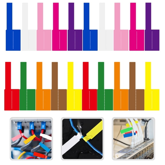 FRCOLOR  20 Sheets Tags for Labeling Wire Labels Electrical