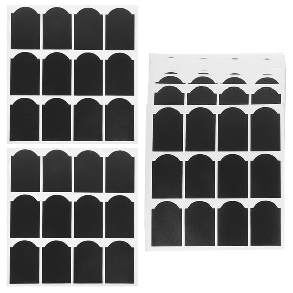 WRISTBIQUE Erasable Writing Dry Erase Labels Black 20 Sheets