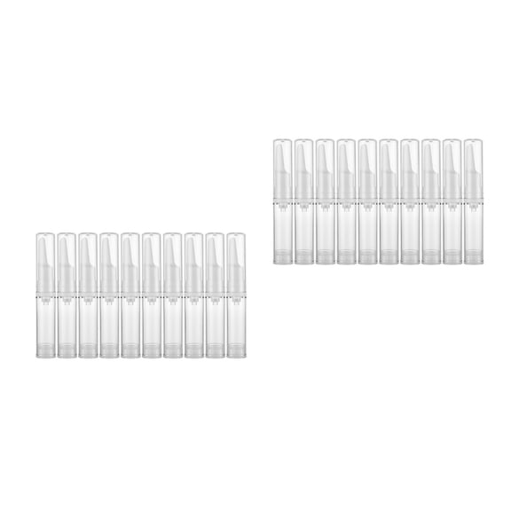 FRCOLOR 20 pcs  5ml Airless Pump Bottles Empty Eye Serum Vacuum Bottle Cosmetic Container