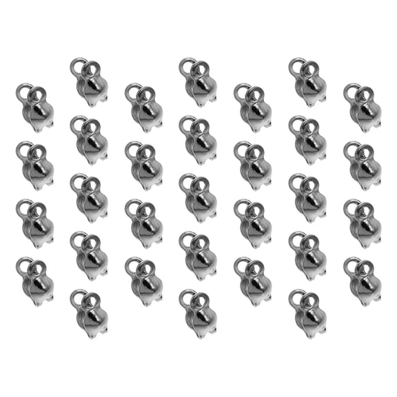FRCOLOR  200 Pcs Bracelet Link Buckle Clasp Beads for Bracelets Silver Hook Hooks