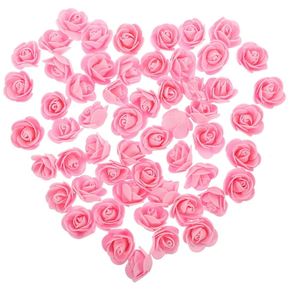 FRCOLOR 200 Pcs Decorative Foam Bear Flower Head DIY Crafts