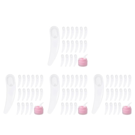 FRCOLOR 200 Pcs Mini Makeup Spatulas Cosmetic Spatulas Facial Cream Mask Mixing Spoons Makeup Scoops Beauty Skincare Tools