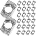 thumbnail image 1 of FRCOLOR  200 Pcs European T-nut Picture Hanging Wire for Aluminum Extrusion Silver, 1 of 8