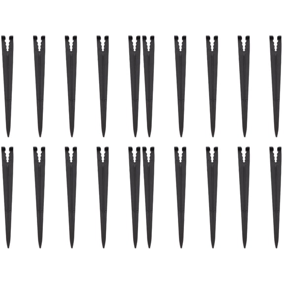 FRCOLOR 200 pcs Garden Hose Guide Stakes - Ground Spikes for Secure Gardening Hose Management