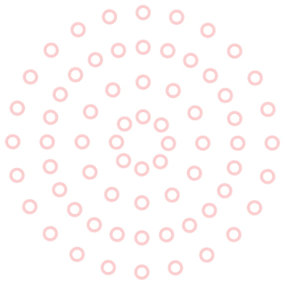 FRCOLOR 2000 Pcs Gel Nail Polish Ring Mark Circle 1.00X1.00X0.12CM Pink