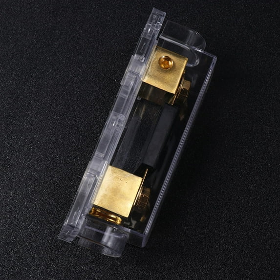 FRCOLOR 200A Out Fuse Holder Car Audio Inline Mini ANL Fuse Holder Speaker Modification Accessory with Fuse (White)