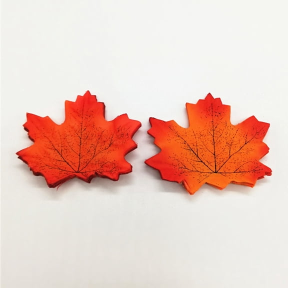 TAILTOSS Fall Photoshoot Props Simulation Maple Leaves Cloth Home Decoration for Homeowners 200pcs
