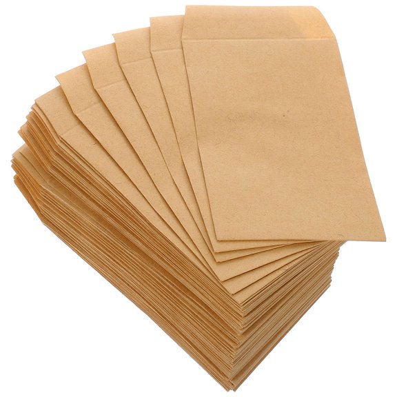 FRCOLOR 200pcs Paper Coin Envelopes for Small Items Greeting Cards Keys Mini Packets and Stamp Envelopes