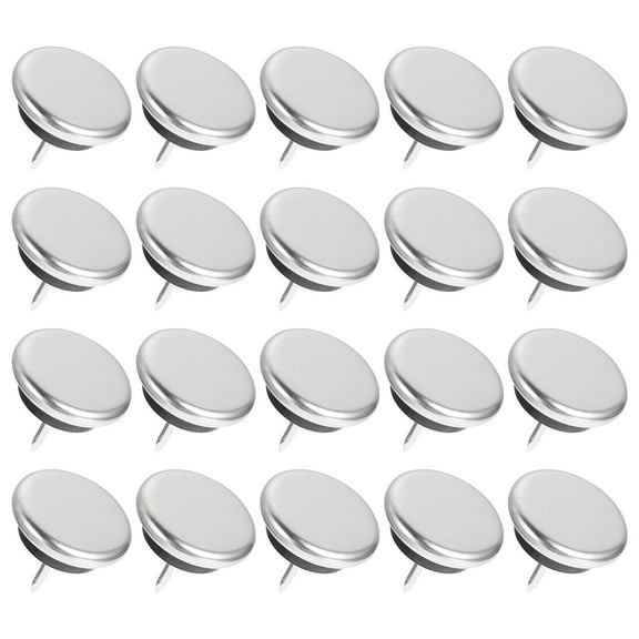 WRISTBIQUE Furniture Pads Floor Protectors Furniture Slider Nails Silver 20Pack