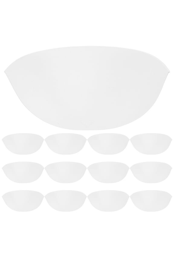 20Pcs Visor Women Bump Cap Insert Caps Visor 10pcs Unisex Wide Hat Visor Sports Hat Visor Sun Hat Visor for Women Cap Insert Baseball Cap Visor Insert Sun Hat Caps Visor White