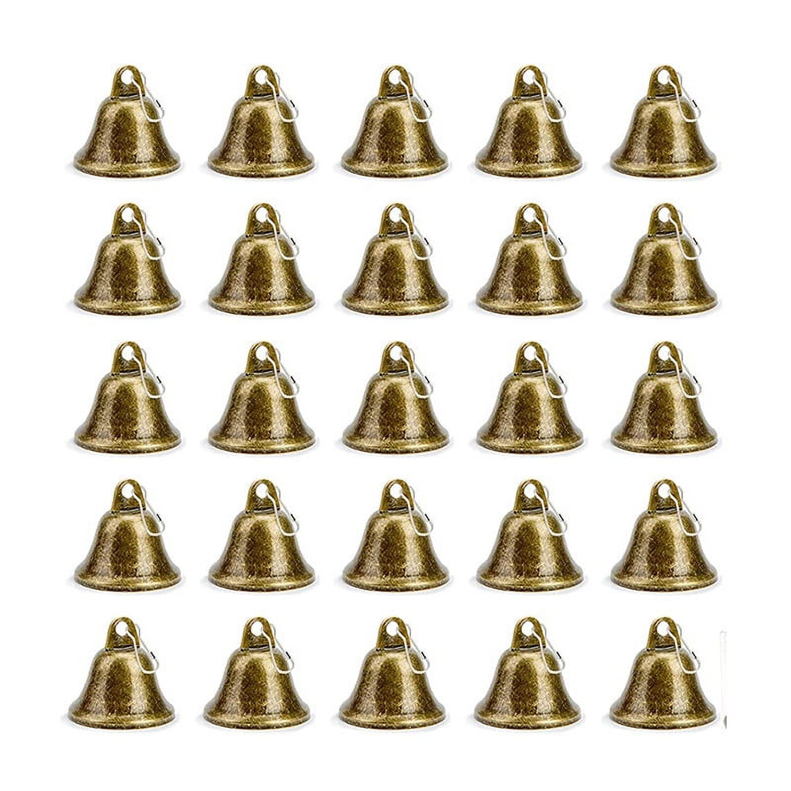 FRCOLOR 20pcs Decorative Bells Craft Bells Metal Small Bells Ornaments