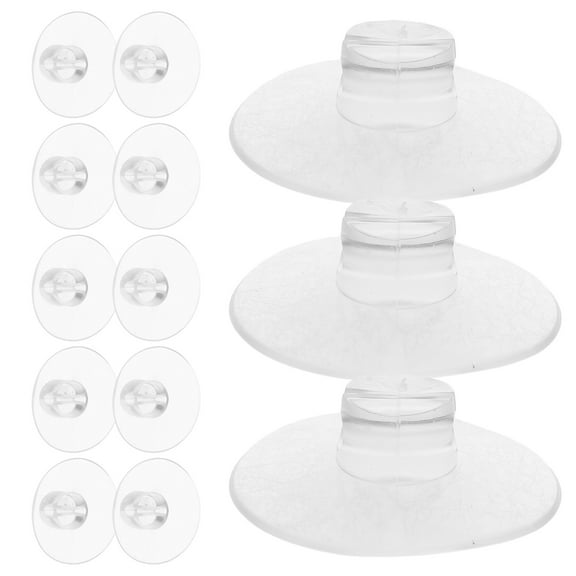 FRCOLOR 20pcs Heavy Duty Suction Cup Cable Holders Tie Down Suction Cup Cable Holder Desk Cable Management Transparent Hook Suction Cup