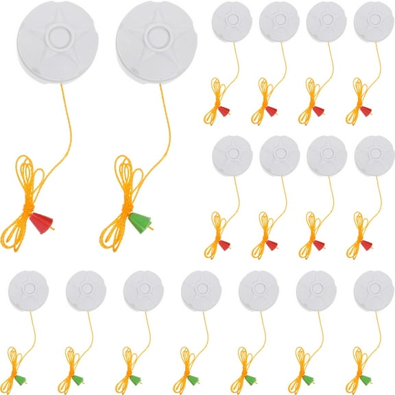 WRISTBIQUE Electricians Ceiling Fan Pull Switch White 20Set