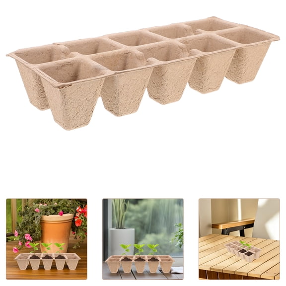 TAILTOSS 20Pcs Reusable Plant Growing Trays with Root Control for Indoor and Garden