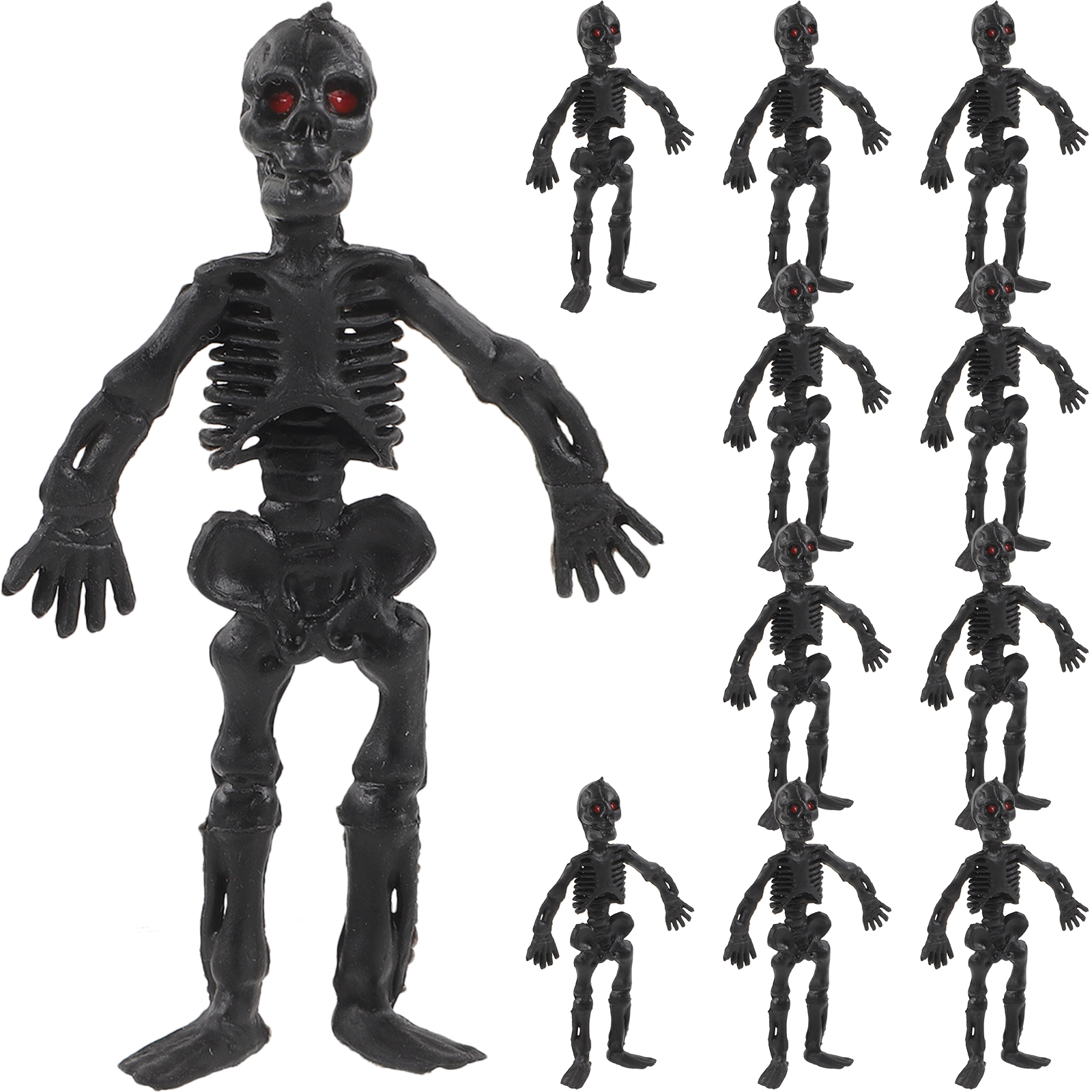 FRCOLOR 20pcs Skeleton Stretchy Toys Vent Toy Party Favors Party