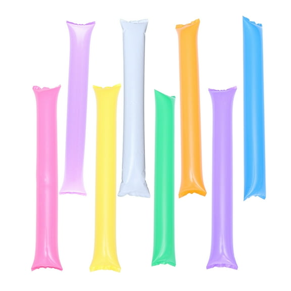 WRISTBIQUE Cheer Sticks Assorted Color 20Pcs Inflatable Noise-Making