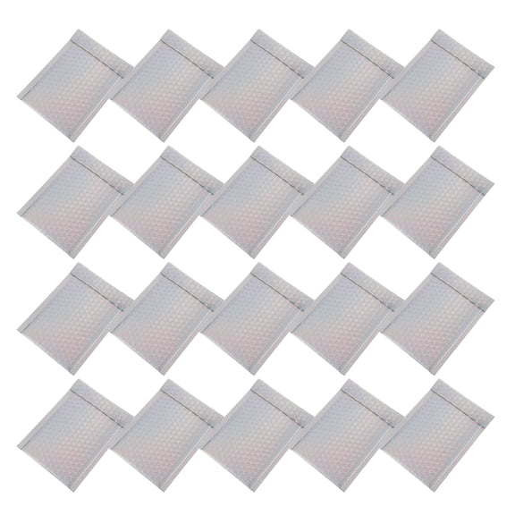 FRCOLOR 20pcs Waterproof Express Pouches Mailing Envelopes Express (Silver)