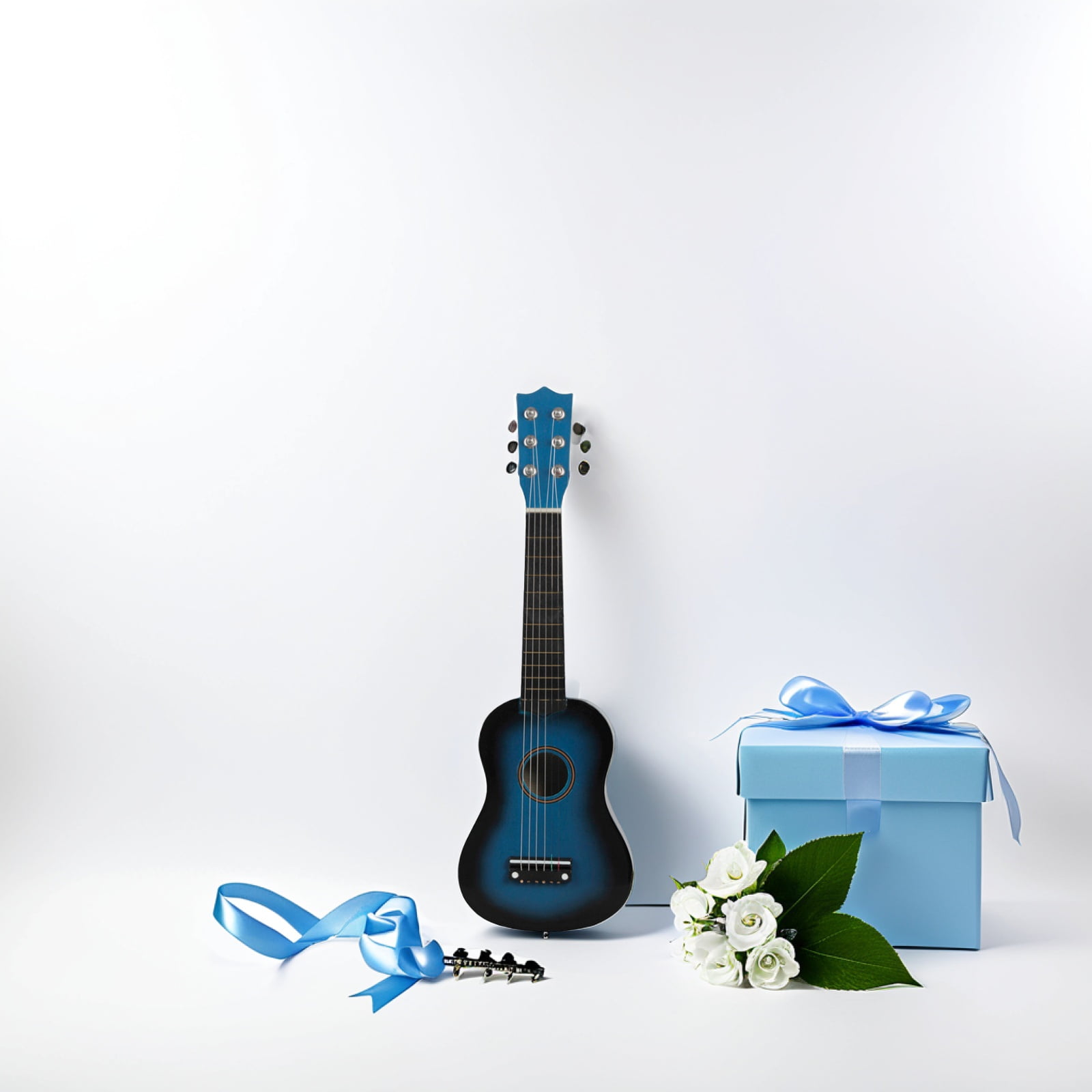 FRCOLOR  21 Inch Adult Beginner Guitar Junior An Acoustic Musical Child Blue