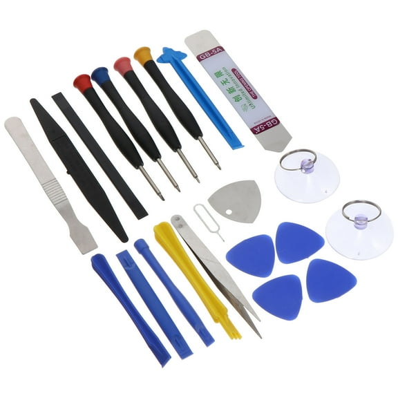 FRCOLOR 22 in 1 Assorted Color Phone LCD Repair Tool Set Carbon Steel Pry Disassembly Kit for Repairing Use