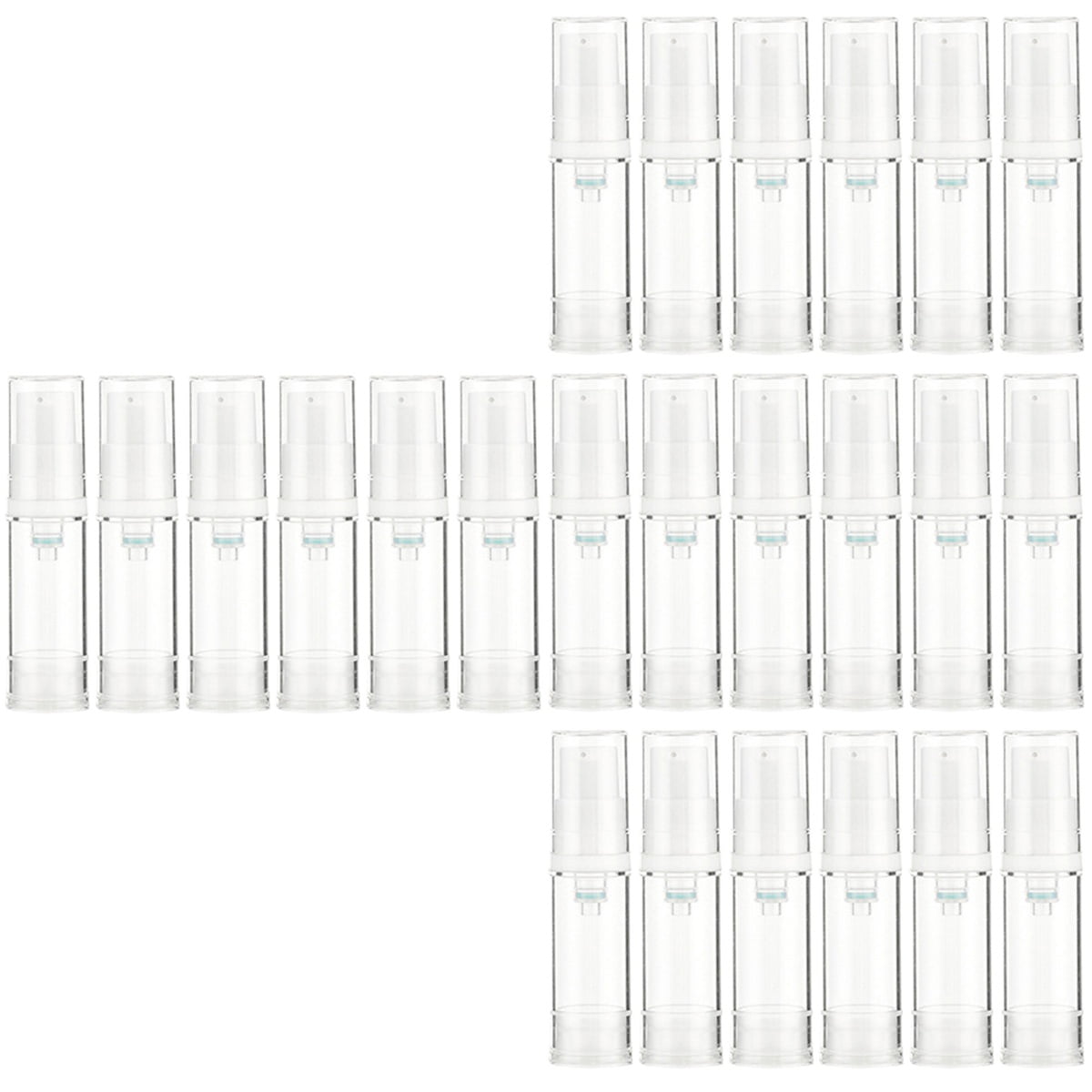 WRISTBIQUE  Compact Travel Containers for Foundation and Skincare 24Pcs