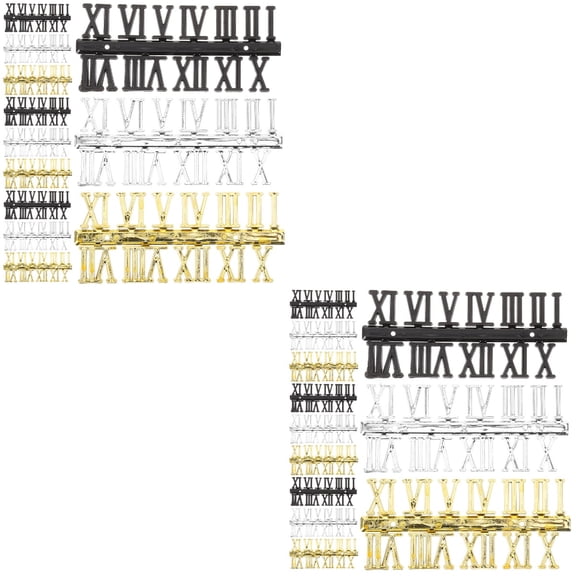 FRCOLOR pcs Clock Roman Number DIY Clock Numbers Replacement Clock Numerals Wall Clock Numbers