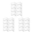 thumbnail image 1 of FRCOLOR 24 pcs  Glass Table Corner Guards and Clear Corners Furniture Anti Tip and Corner Connector Bracket Replacement Parts for Wire Shelving and Storage Rack, 1 of 8