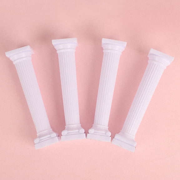 FRCOLOR 24Pcs Roman Column Cake Supports Table Desert Display Stands Cake Support Pillars