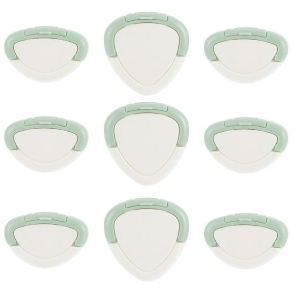 FRCOLOR 24pcs Child Proof Outlet Plug Covers Electrical Protector Safety Caps Infant from Accidental Green,6.1"X3.15"X0.39"