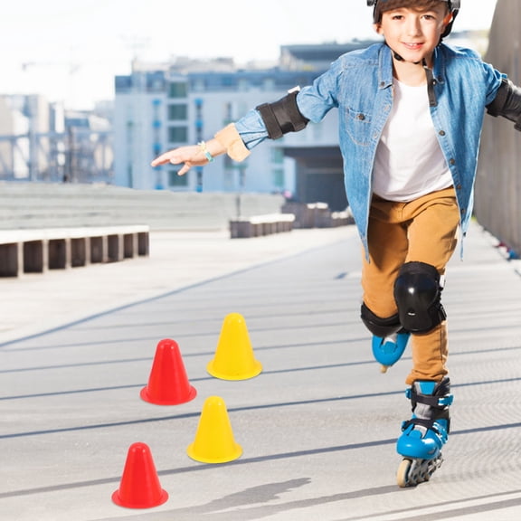 FRCOLOR 25 Pcs Agility Cones Cone Cones Roller Skating Markers Child 9x8cm