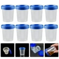 thumbnail image 1 of FRCOLOR  25 Pcs Blue Lid Measuring Cup Measure with Laboratory Sample Cups, 1 of 8