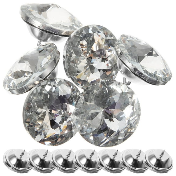 FRCOLOR  25 Pcs Soft Bag Crystal Buckle Fancy Buttons Decoration Sofas Elderly