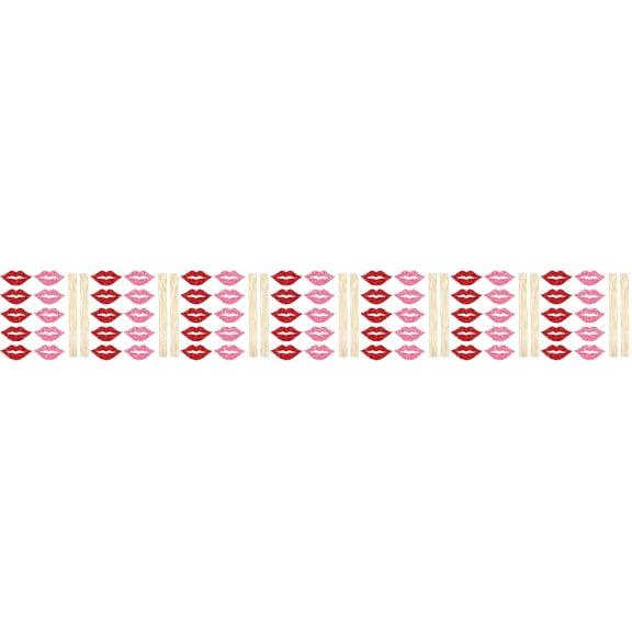 FRCOLOR 280 pcs Funny Party Photo Props Red Lips Prop Party Paper Handheld Selfie Props