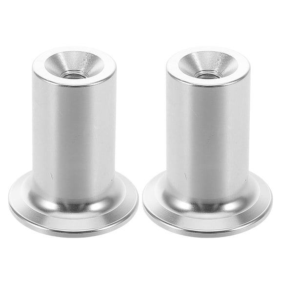 FRCOLOR 2 PCS Aluminum Hand Lever Knob Button Drift Cover for Car Modification and Emergency Brake