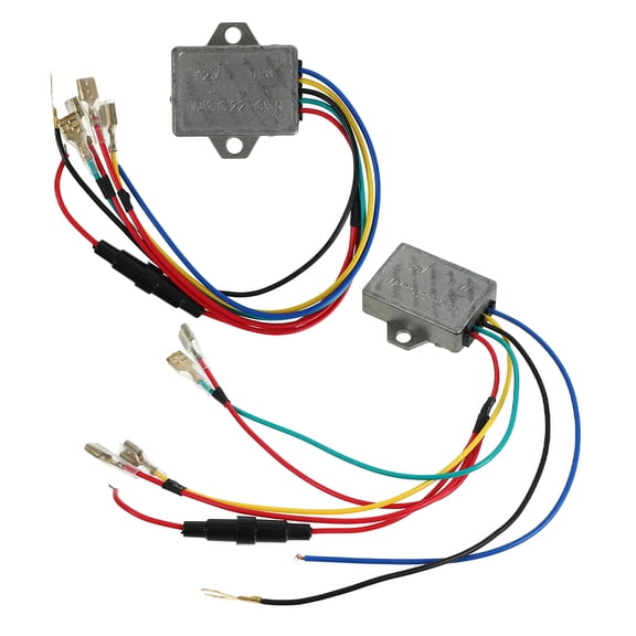 FRCOLOR 2PCS Horn Regulator Motorcycle Horn Controller Regulator Stabilizer for Electric Scooter Motorbike Supplies Universal Horn Rectifier Kit