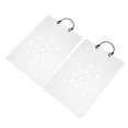 thumbnail image 1 of WASHWEPE Wall Planter Acrylic Transparent for Outdoor Plant Staircase 2Pcs 9.75X7.07X0.16In, 1 of 8