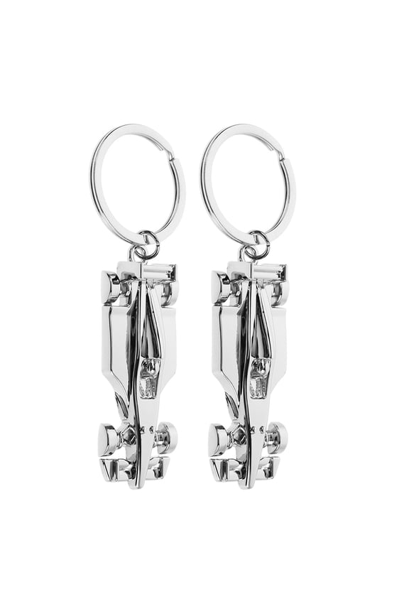2Pcs Car Keychain Racing Car Shape Keychains Cool Keyring for Men Zinc Alloy Key Rings for Keys Keyring Decor Racing Party Favor